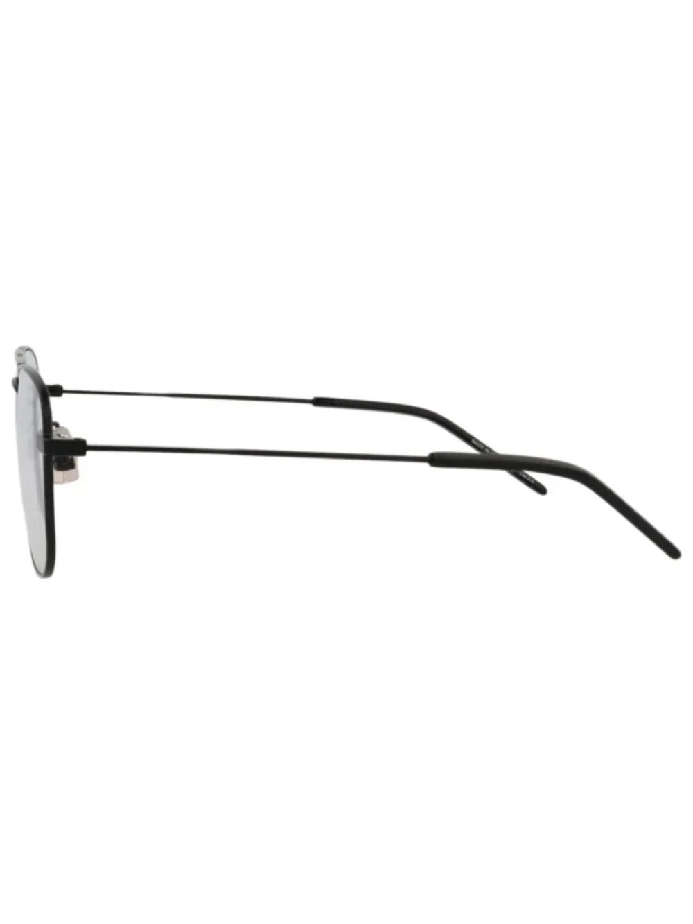 New Saint Laurent Women's Sunglasses Aviator Metal Frame Unisex Black Black